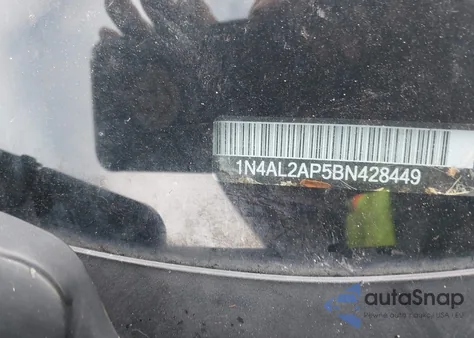 2011 Nissan Altima 2.5 S z USA, uszkodzony, nr VIN 1N4AL2AP5BN428449